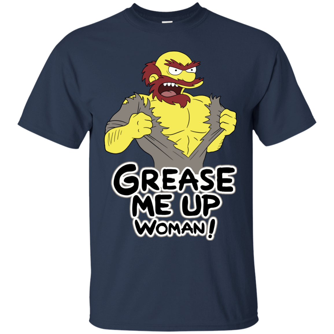 T-Shirts Navy / S Grease Me Up T-Shirt