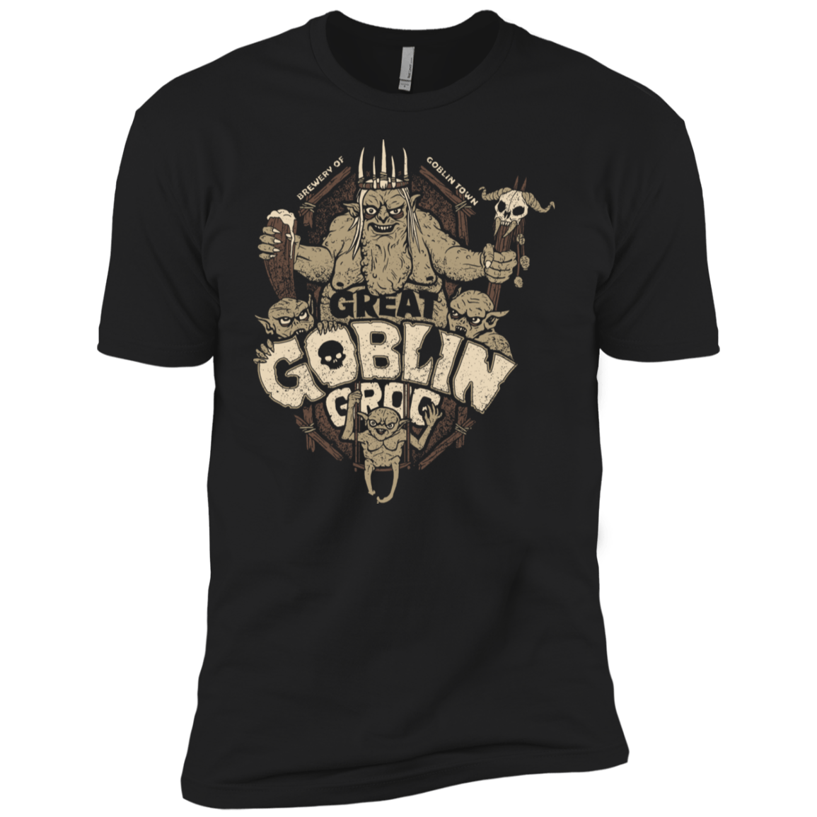 T-Shirts Black / X-Small Great Goblin Grog Men's Premium T-Shirt