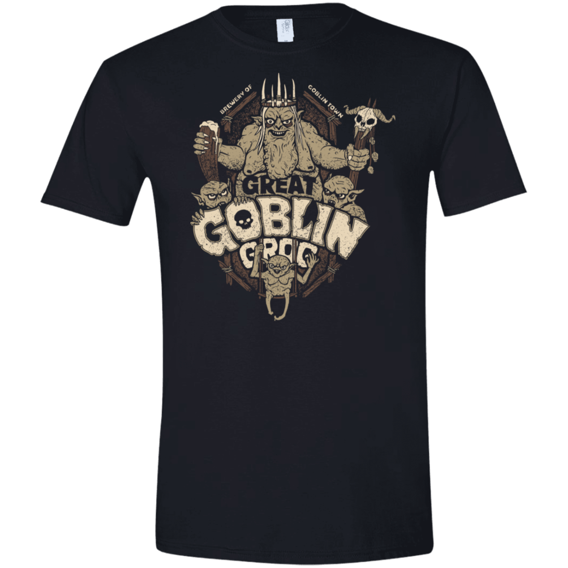 T-Shirts Black / X-Small Great Goblin Grog Men's Semi-Fitted Softstyle
