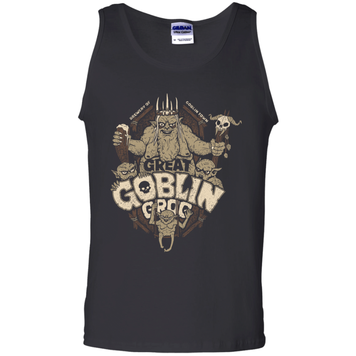 T-Shirts Black / S Great Goblin Grog Men's Tank Top