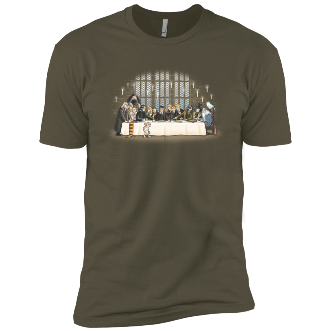 T-Shirts Military Green / X-Small Great Hall Dinner Men's Premium T-Shirt