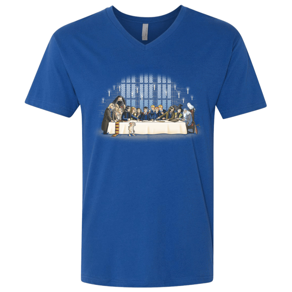 T-Shirts Royal / X-Small Great Hall Dinner Men's Premium V-Neck