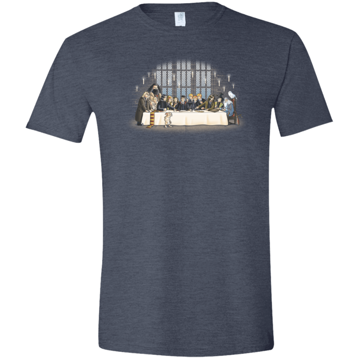 T-Shirts Heather Navy / S Great Hall Dinner Men's Semi-Fitted Softstyle