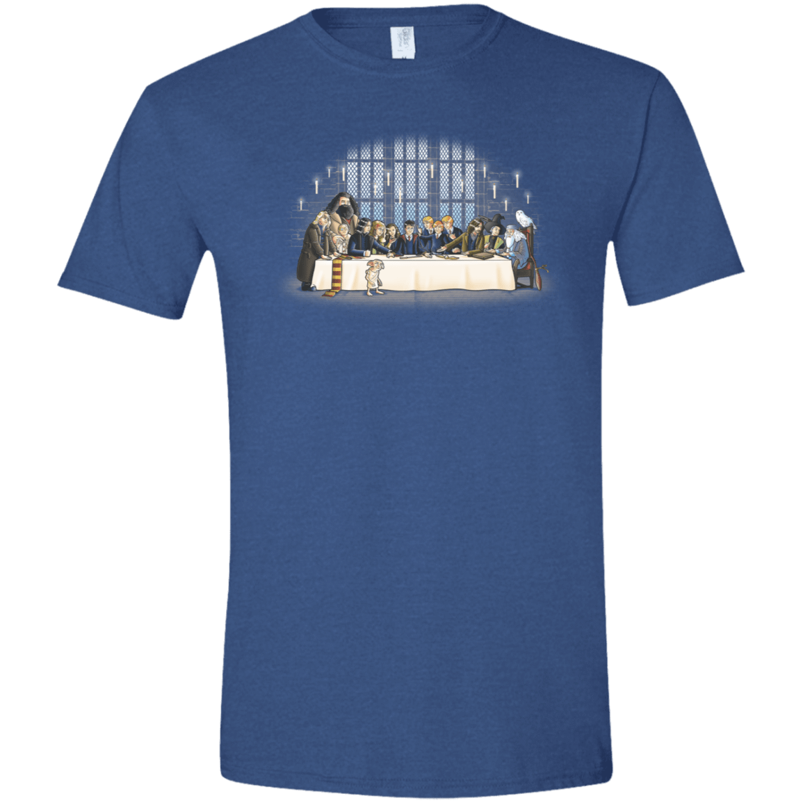 T-Shirts Heather Royal / X-Small Great Hall Dinner Men's Semi-Fitted Softstyle