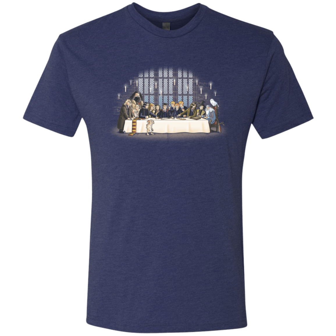 T-Shirts Vintage Navy / S Great Hall Dinner Men's Triblend T-Shirt
