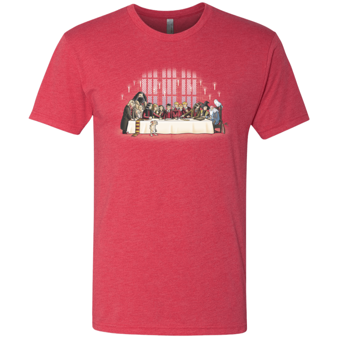 T-Shirts Vintage Red / S Great Hall Dinner Men's Triblend T-Shirt