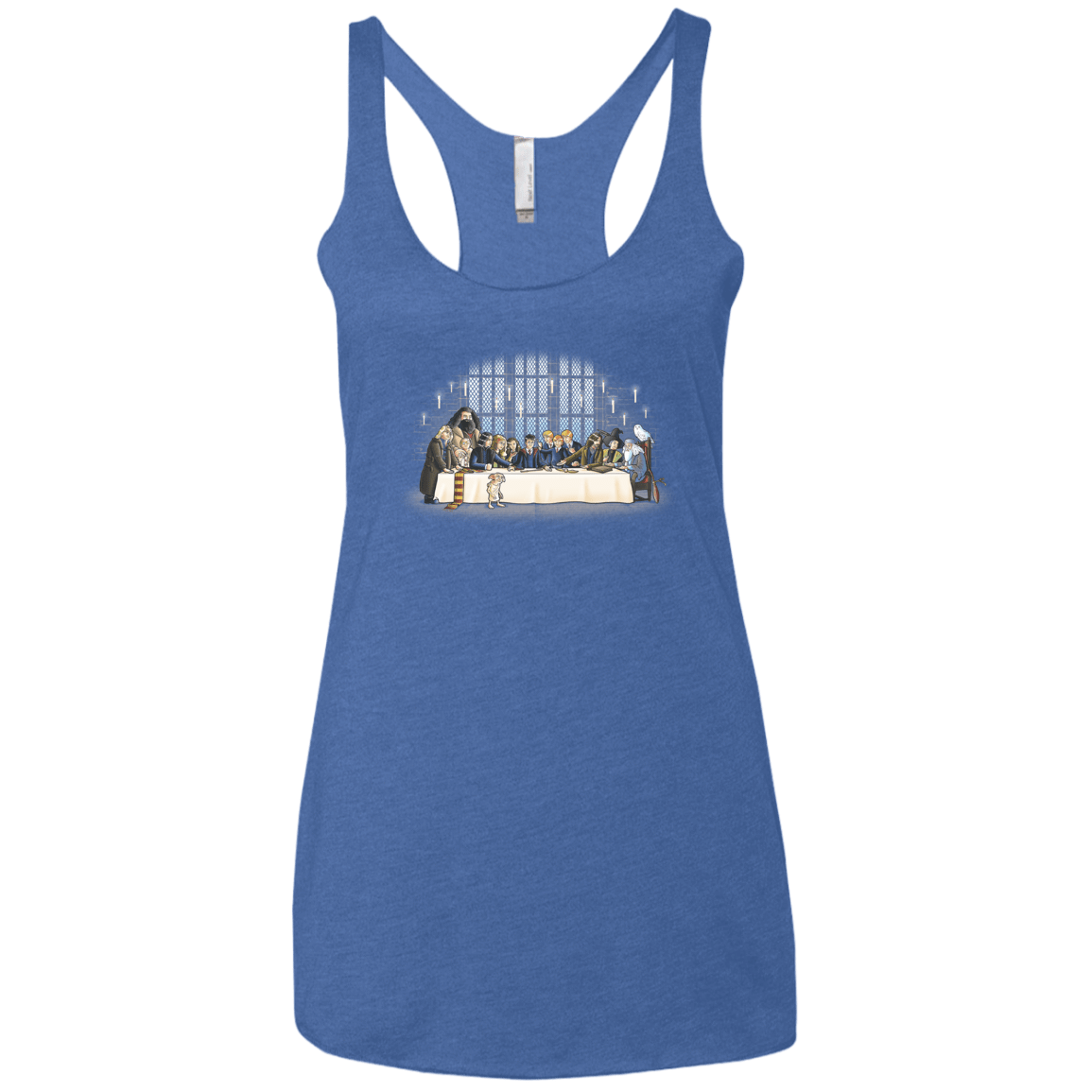 T-Shirts Vintage Royal / X-Small Great Hall Dinner Women's Triblend Racerback Tank