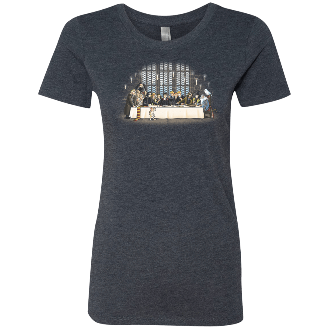 T-Shirts Vintage Navy / S Great Hall Dinner Women's Triblend T-Shirt