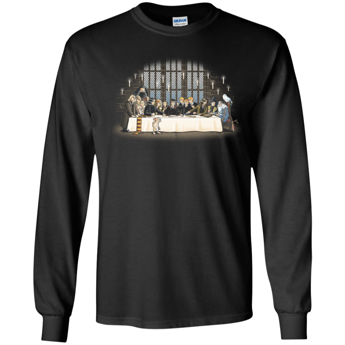 T-Shirts Black / YS Great Hall Dinner Youth Long Sleeve T-Shirt