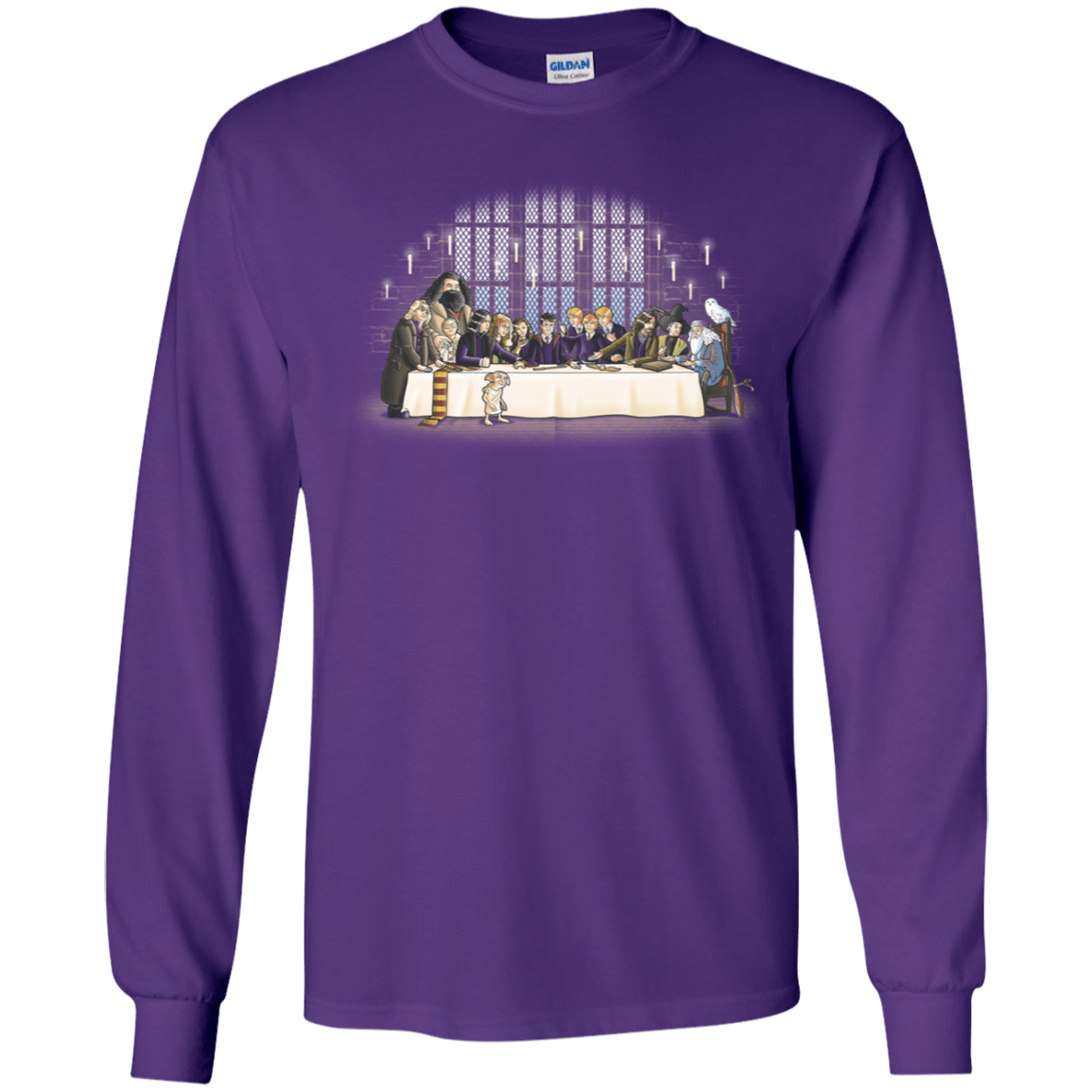 T-Shirts Purple / YS Great Hall Dinner Youth Long Sleeve T-Shirt