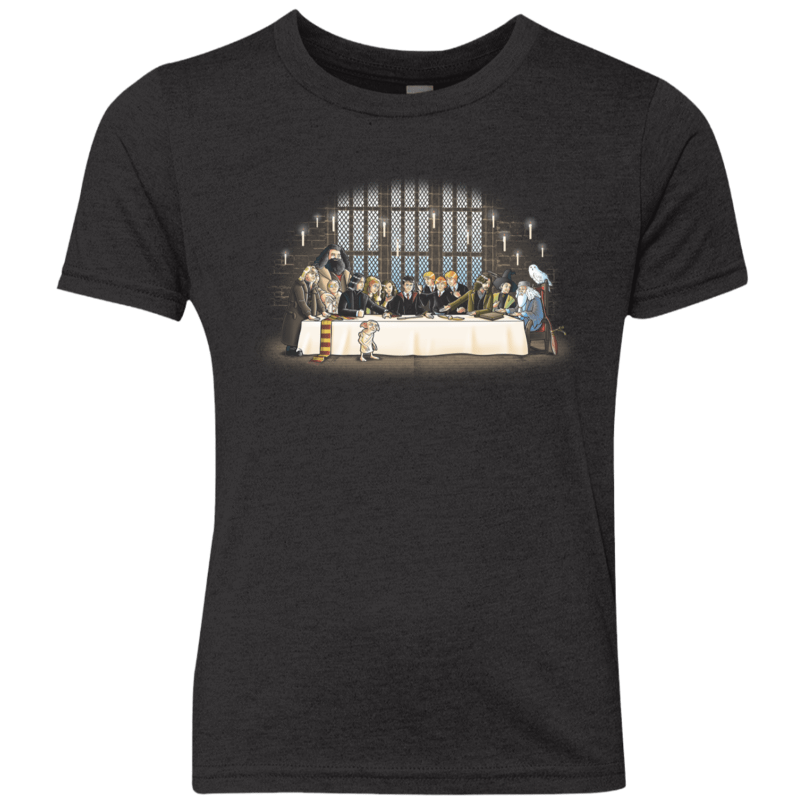 T-Shirts Vintage Black / YXS Great Hall Dinner Youth Triblend T-Shirt