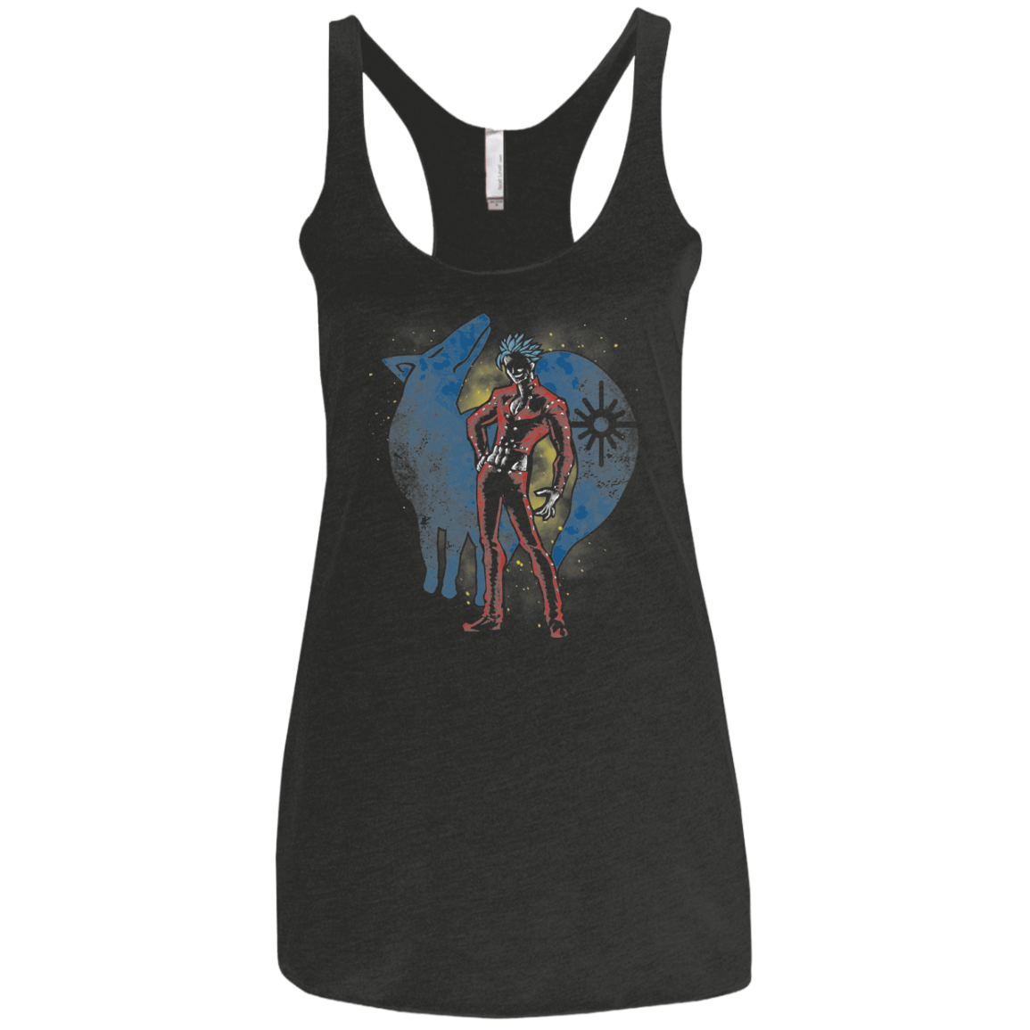 T-Shirts Vintage Black / X-Small Greed Hero Women's Triblend Racerback Tank