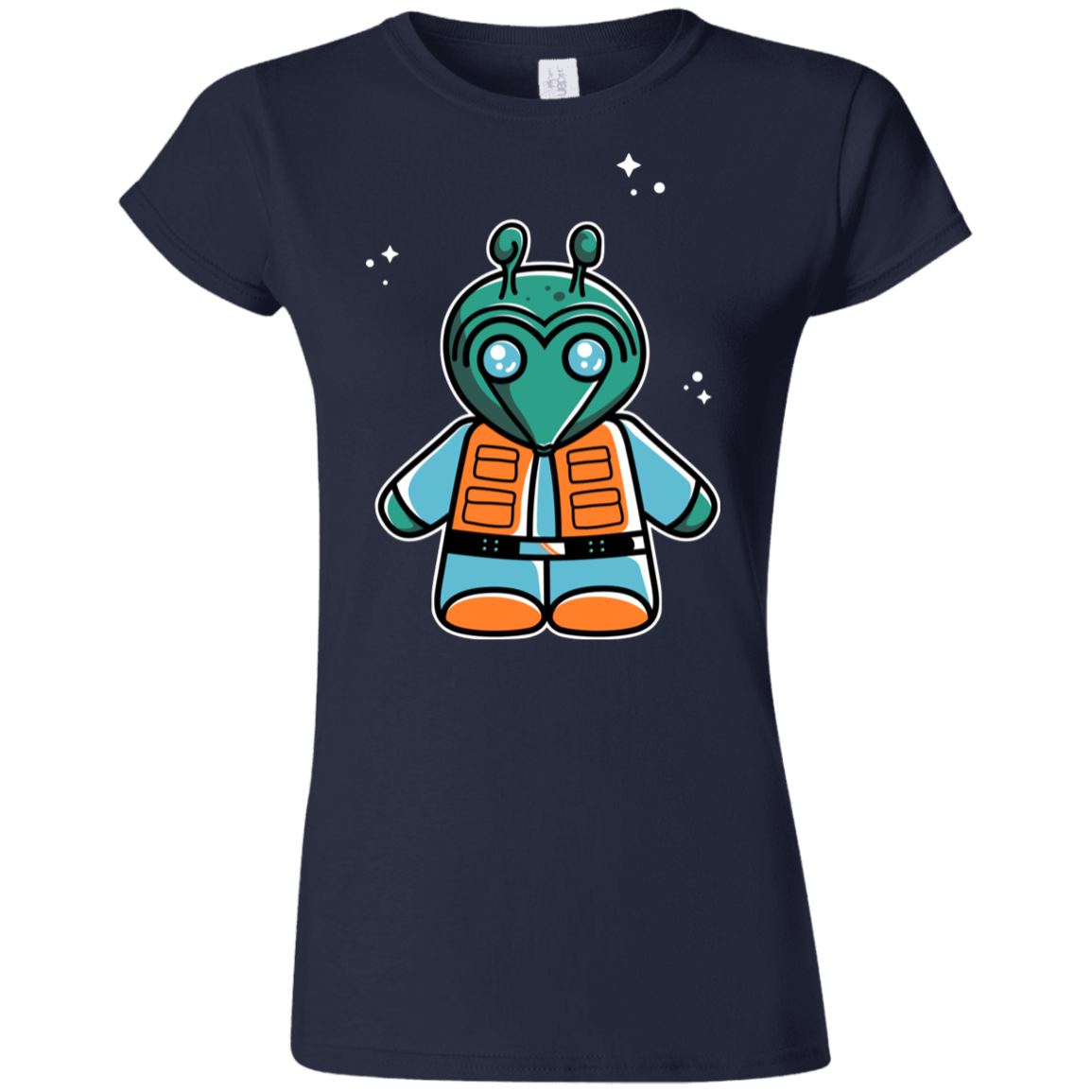 T-Shirts Navy / S Greedo Cute Junior Slimmer-Fit T-Shirt