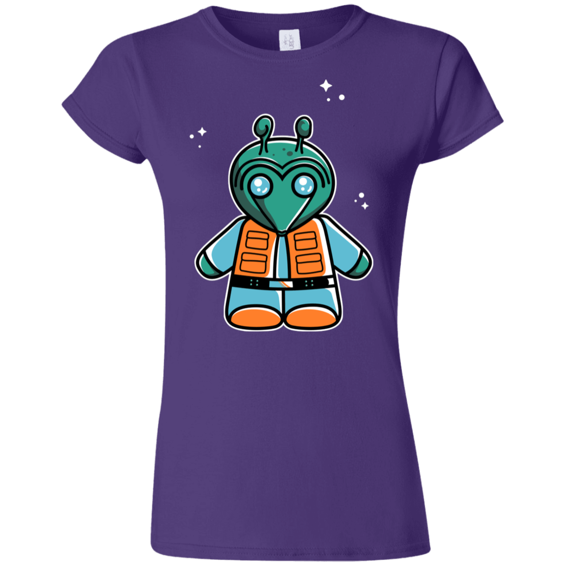 T-Shirts Purple / S Greedo Cute Junior Slimmer-Fit T-Shirt