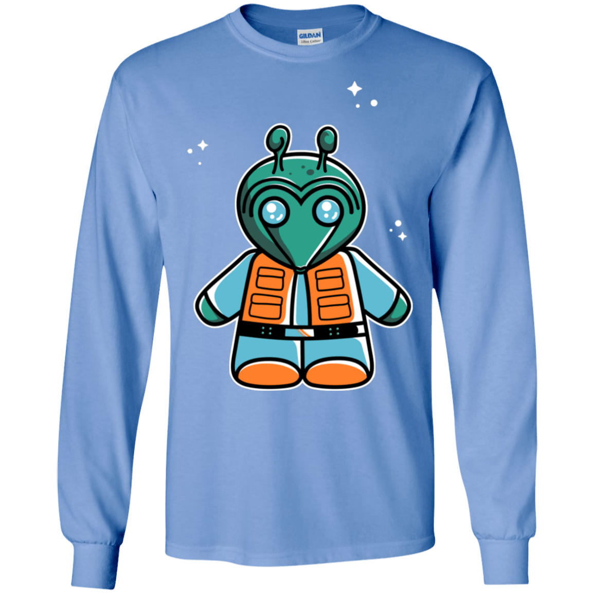 T-Shirts Carolina Blue / S Greedo Cute Men's Long Sleeve T-Shirt