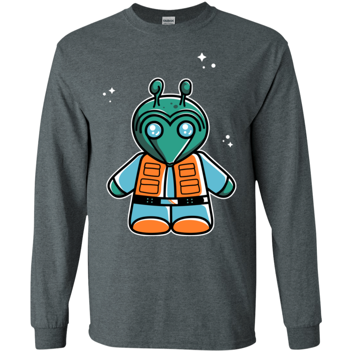T-Shirts Dark Heather / S Greedo Cute Men's Long Sleeve T-Shirt