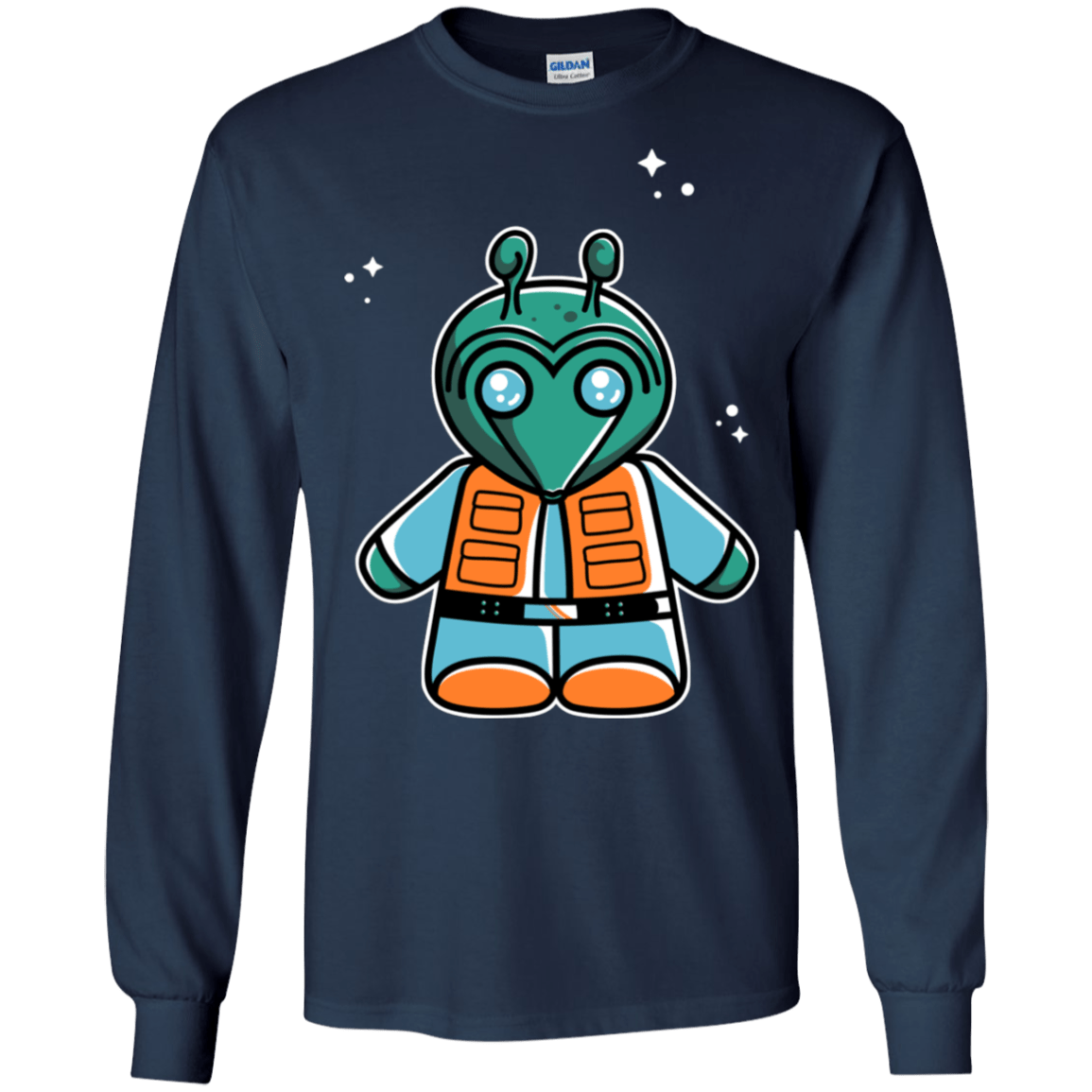 T-Shirts Navy / S Greedo Cute Men's Long Sleeve T-Shirt