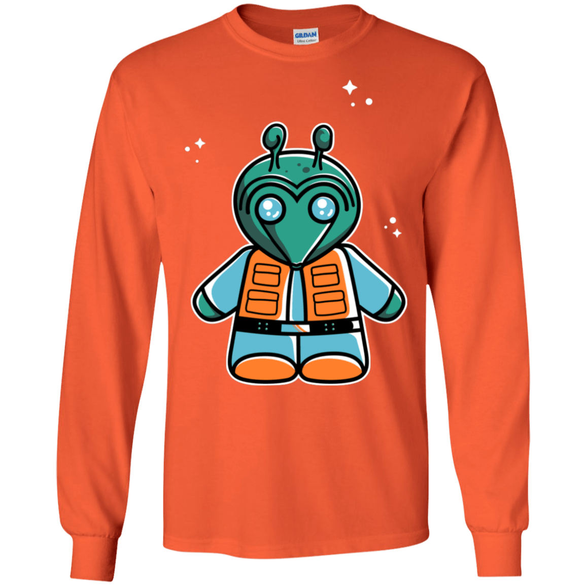 T-Shirts Orange / S Greedo Cute Men's Long Sleeve T-Shirt