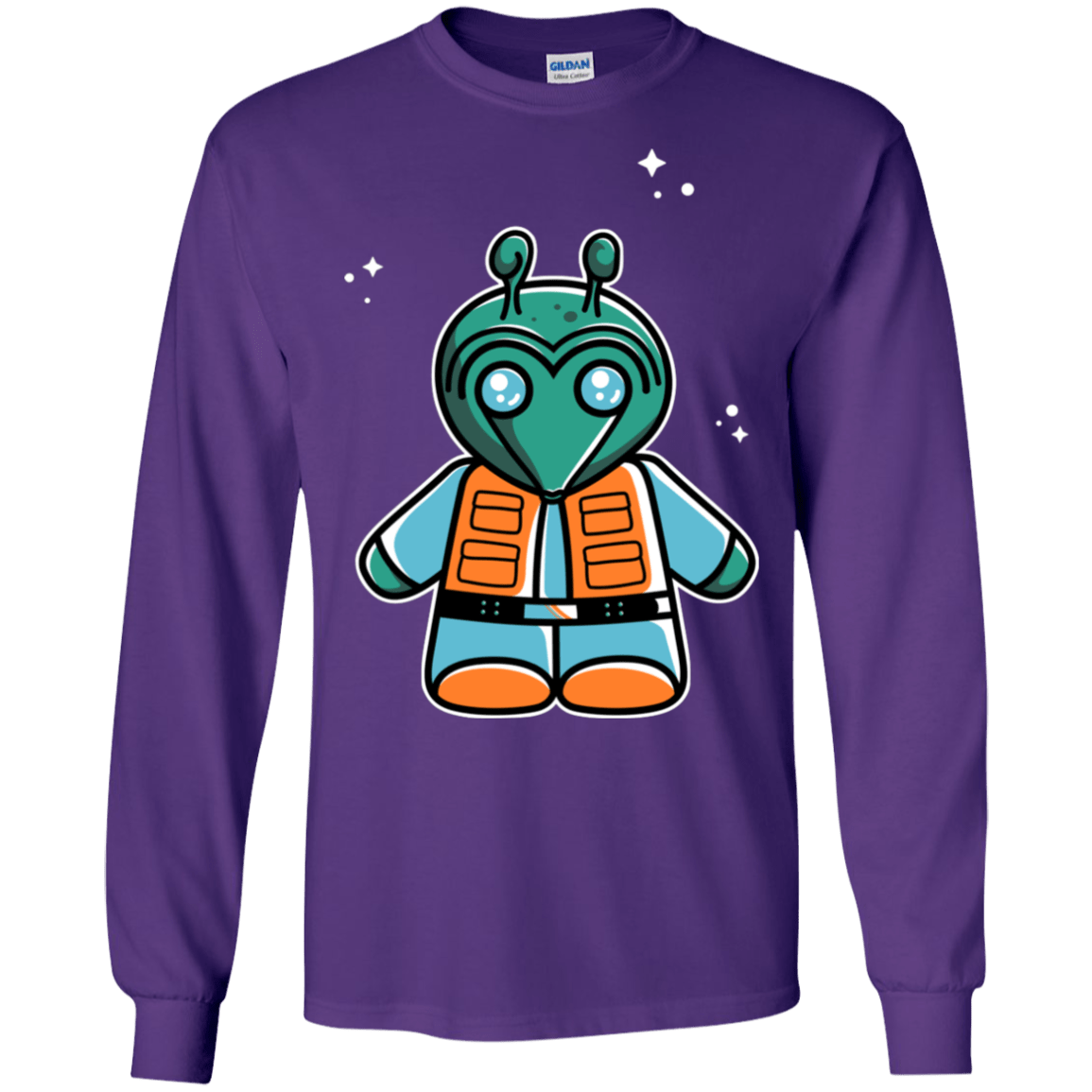 T-Shirts Purple / S Greedo Cute Men's Long Sleeve T-Shirt