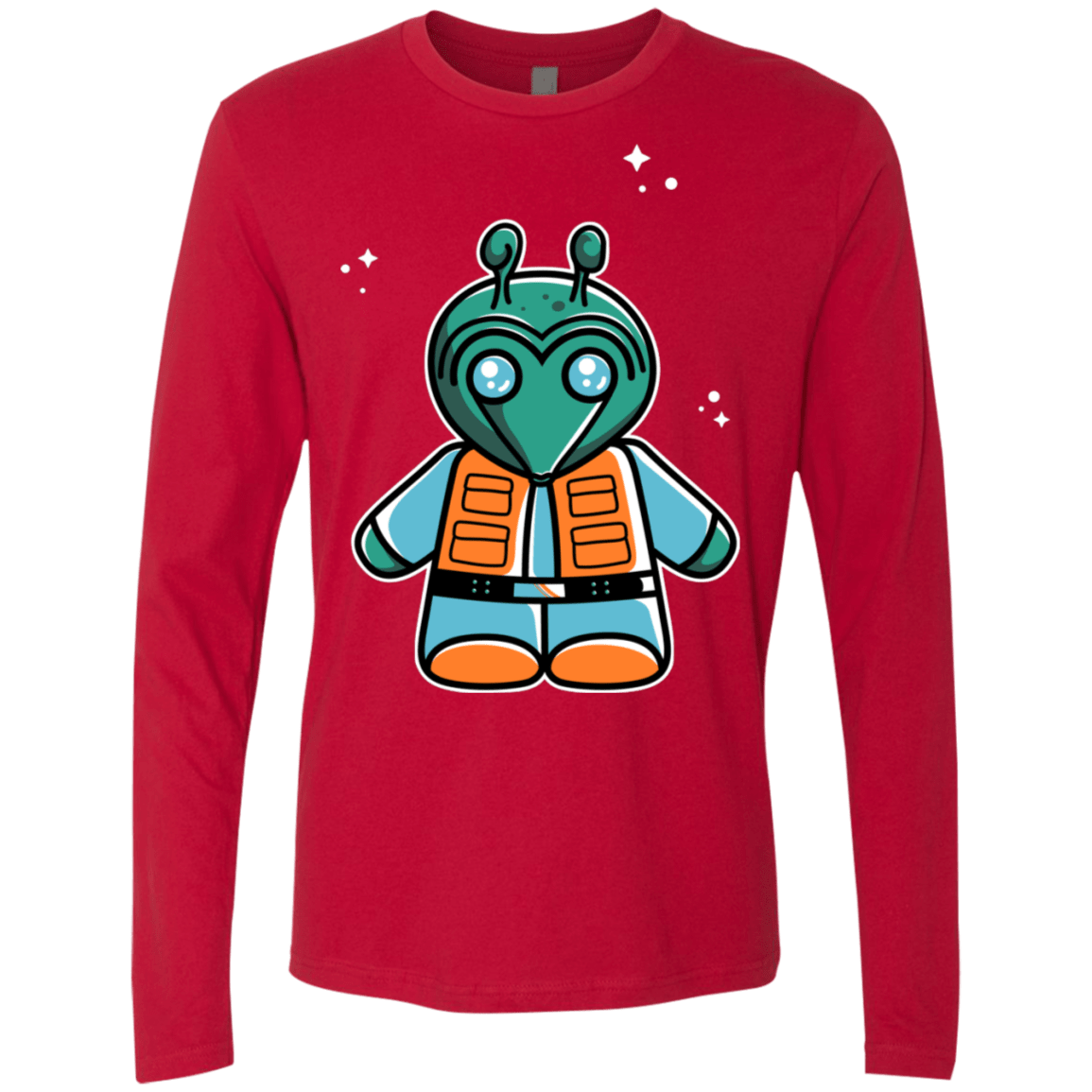 T-Shirts Red / S Greedo Cute Men's Premium Long Sleeve
