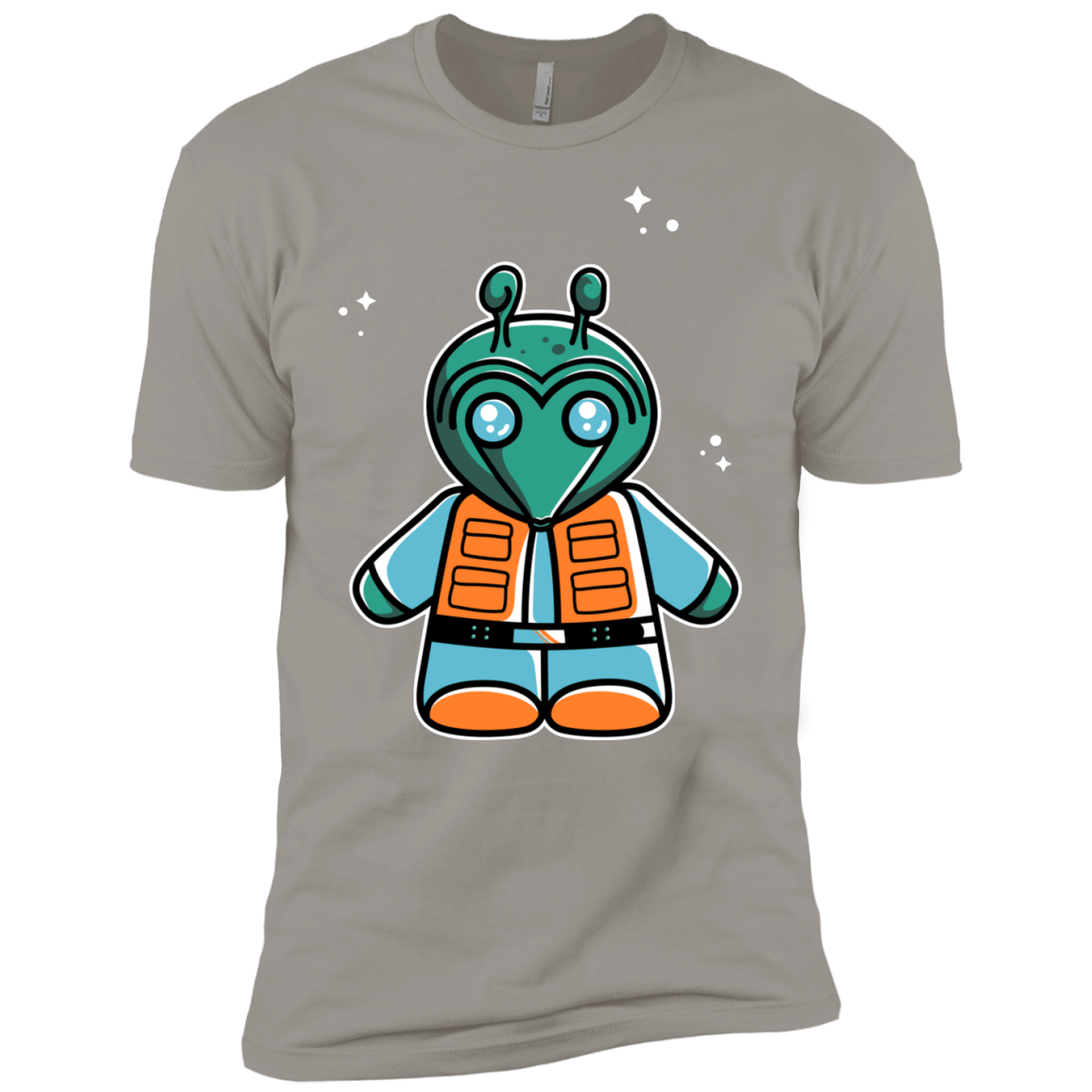 T-Shirts Light Grey / X-Small Greedo Cute Men's Premium T-Shirt