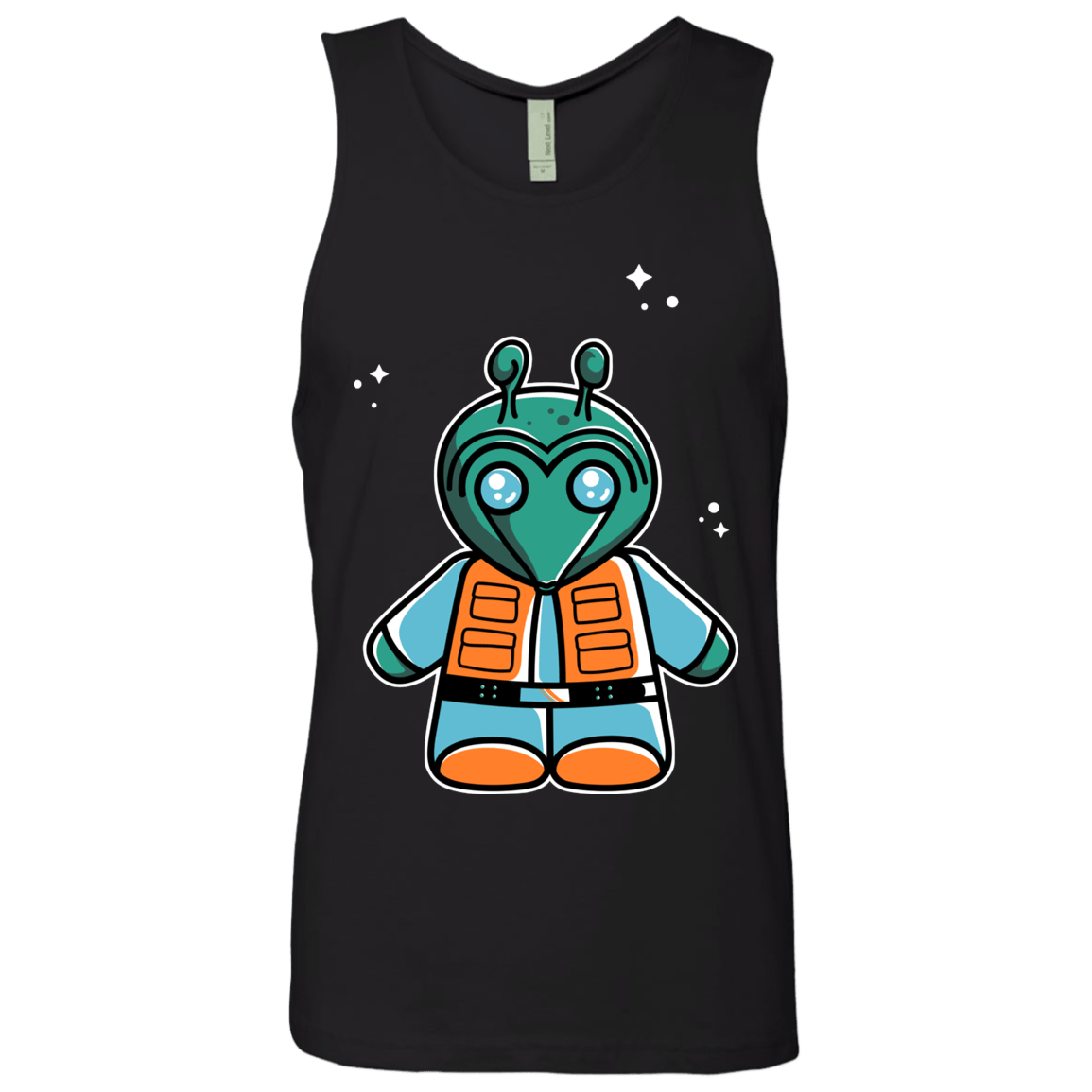 T-Shirts Black / S Greedo Cute Men's Premium Tank Top
