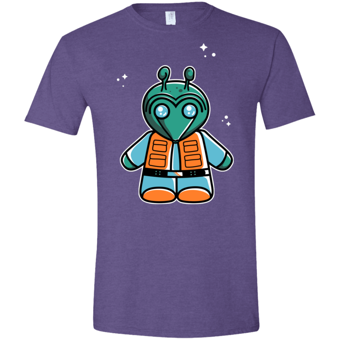 T-Shirts Heather Purple / S Greedo Cute Men's Semi-Fitted Softstyle