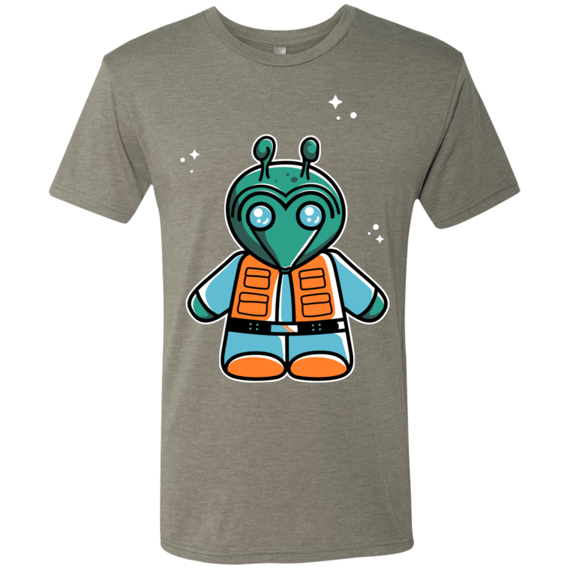 T-Shirts Venetian Grey / S Greedo Cute Men's Triblend T-Shirt