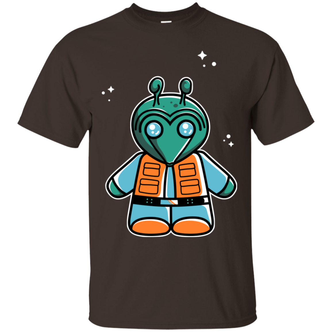T-Shirts Dark Chocolate / S Greedo Cute T-Shirt