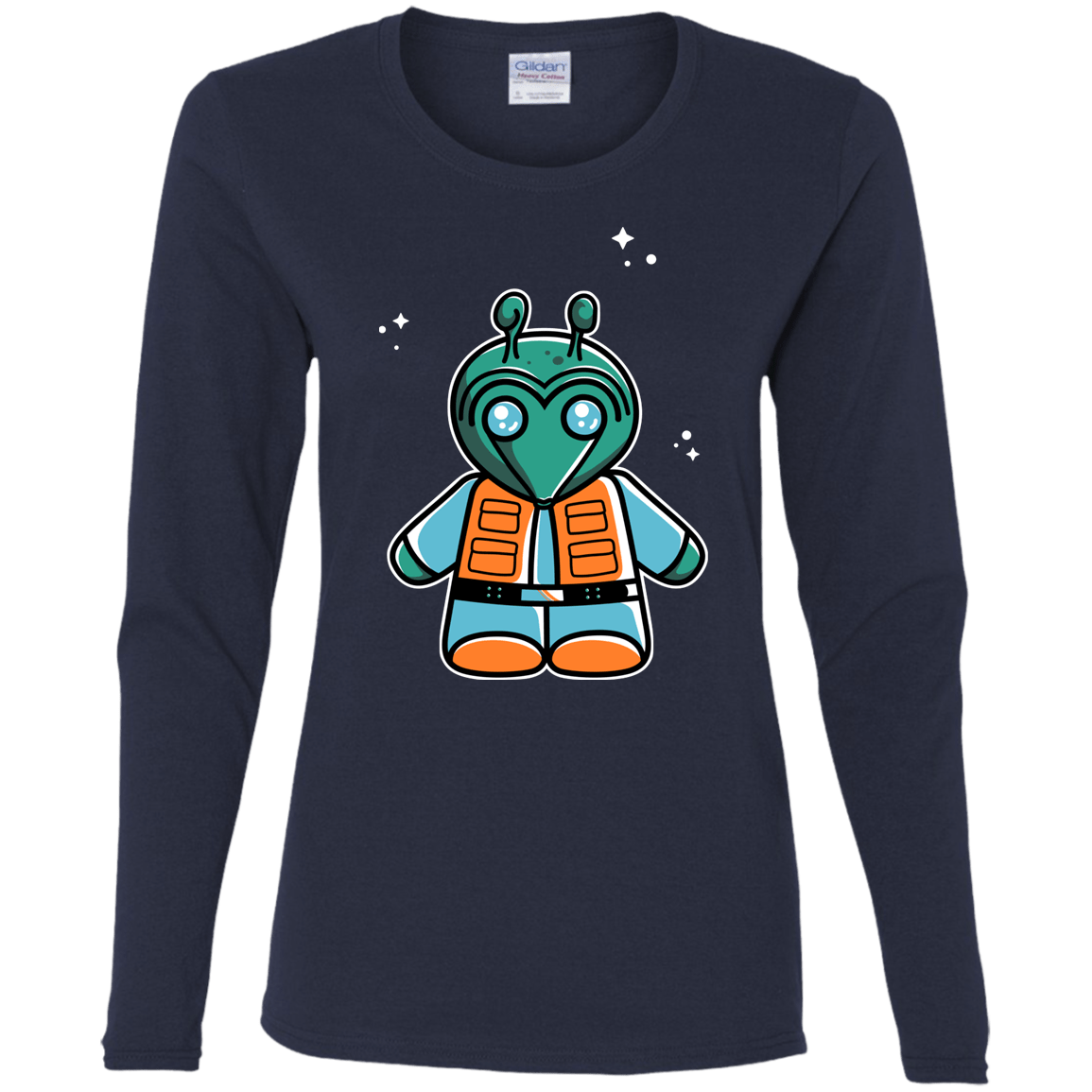 T-Shirts Navy / S Greedo Cute Women's Long Sleeve T-Shirt