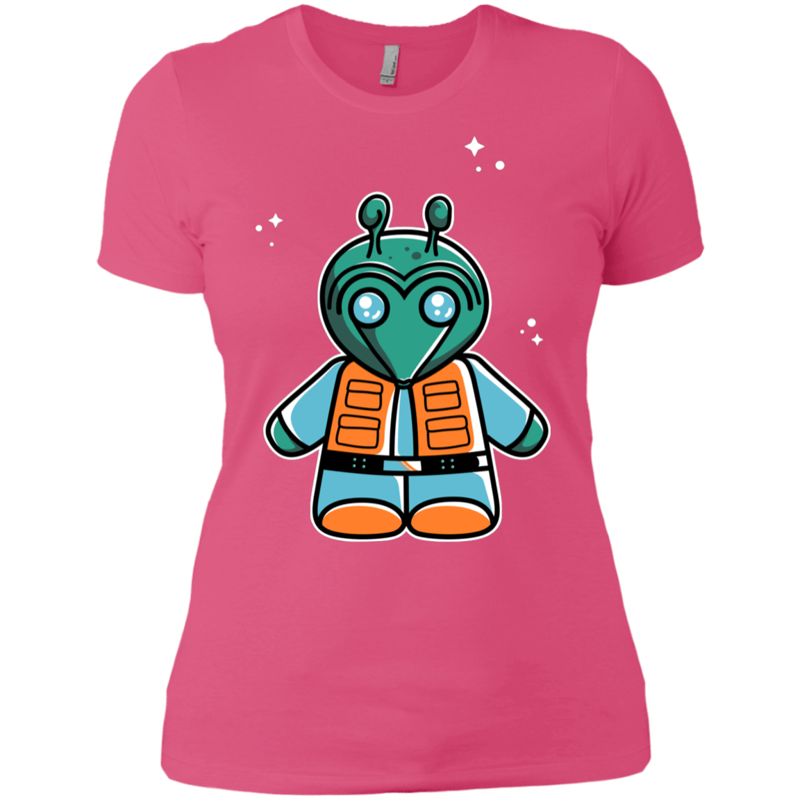 T-Shirts Hot Pink / X-Small Greedo Cute Women's Premium T-Shirt