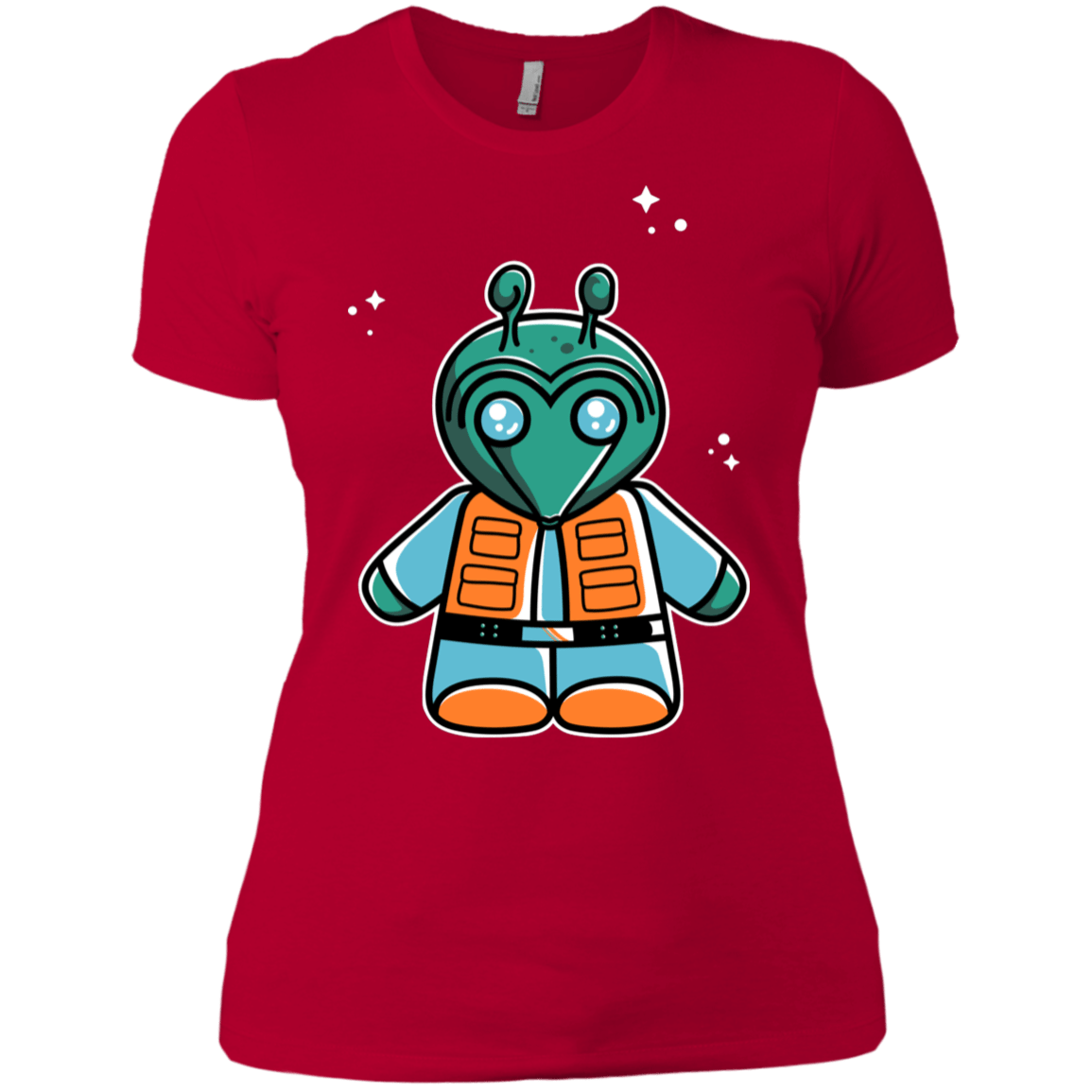 T-Shirts Red / X-Small Greedo Cute Women's Premium T-Shirt