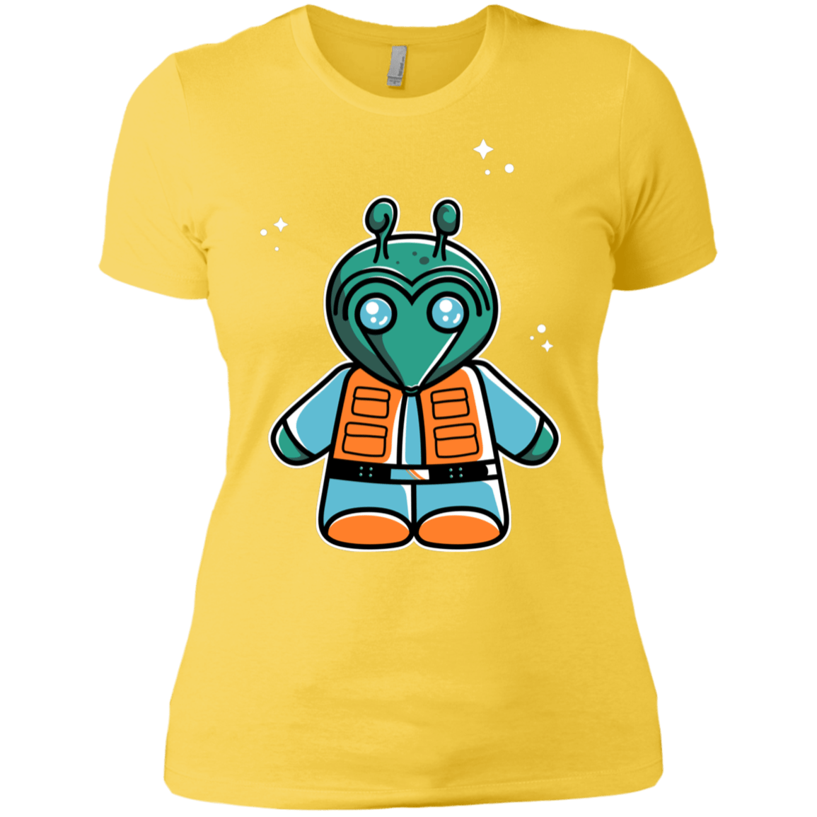 T-Shirts Vibrant Yellow / X-Small Greedo Cute Women's Premium T-Shirt