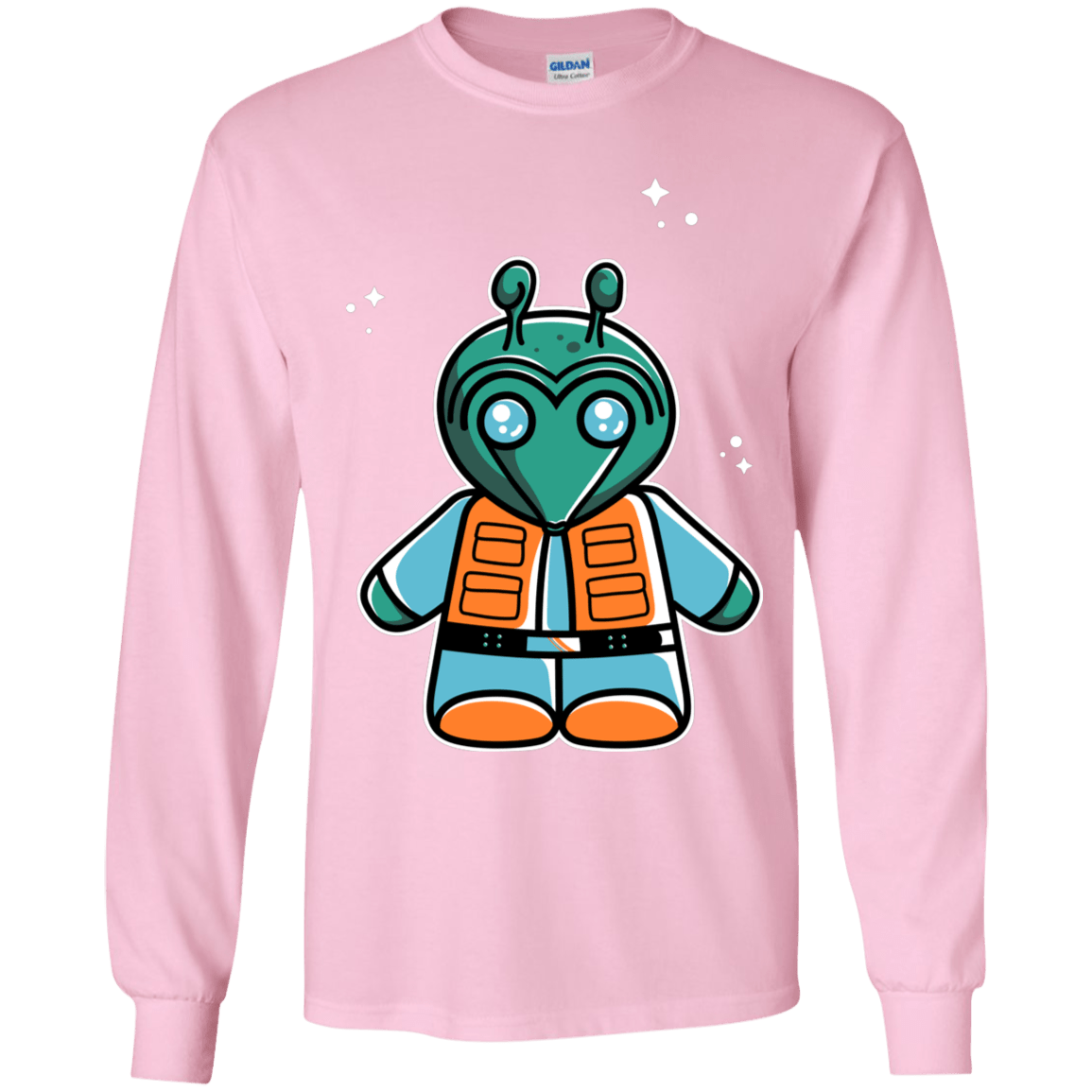 T-Shirts Light Pink / YS Greedo Cute Youth Long Sleeve T-Shirt