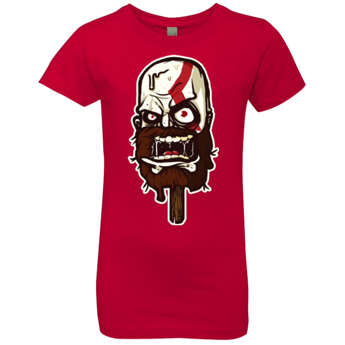 T-Shirts Red / YXS Greek Ice Cream Girls Premium T-Shirt