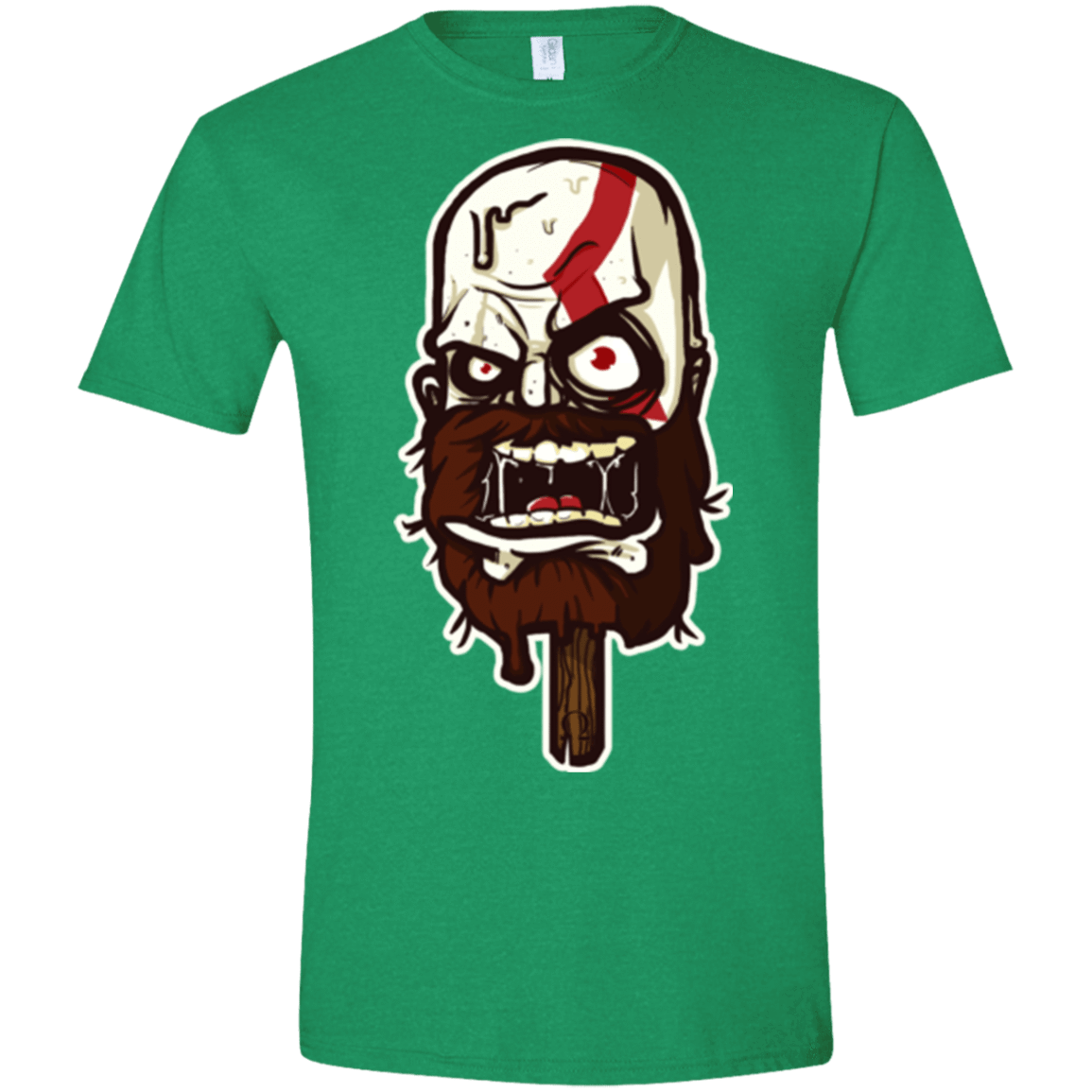 T-Shirts Heather Irish Green / S Greek Ice Cream Men's Semi-Fitted Softstyle