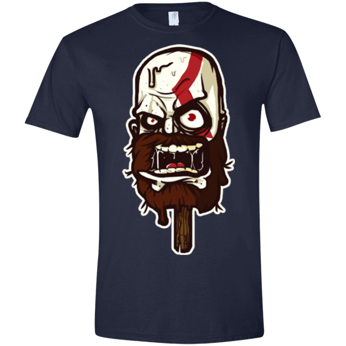 T-Shirts Navy / X-Small Greek Ice Cream Men's Semi-Fitted Softstyle