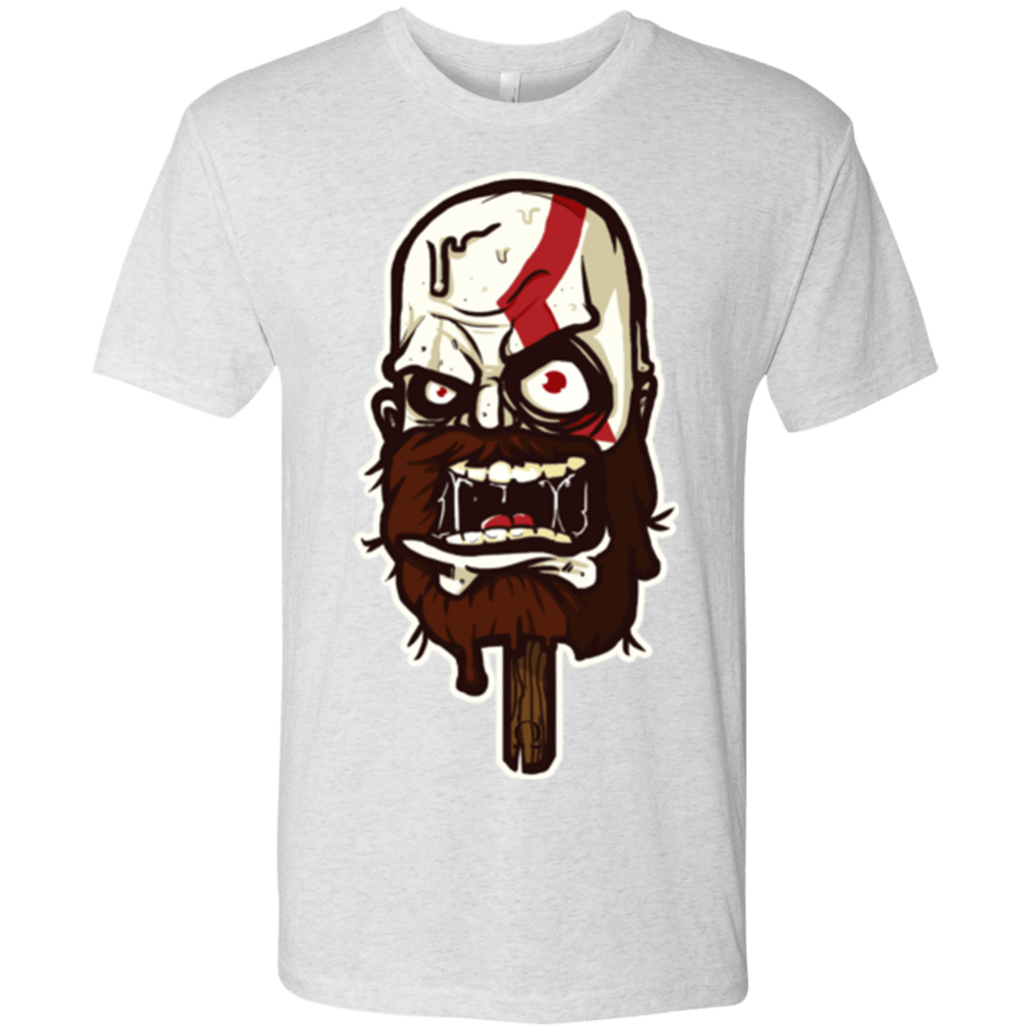 T-Shirts Heather White / S Greek Ice Cream Men's Triblend T-Shirt