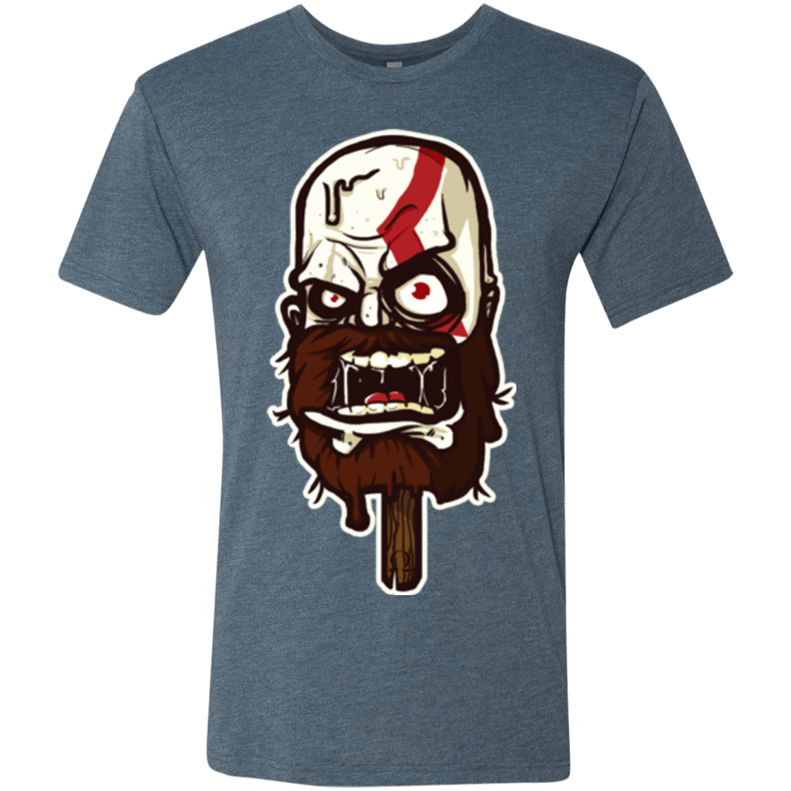 T-Shirts Indigo / S Greek Ice Cream Men's Triblend T-Shirt