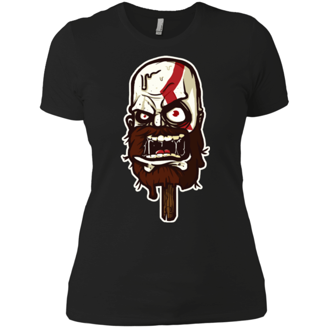 T-Shirts Black / X-Small Greek Ice Cream Women's Premium T-Shirt