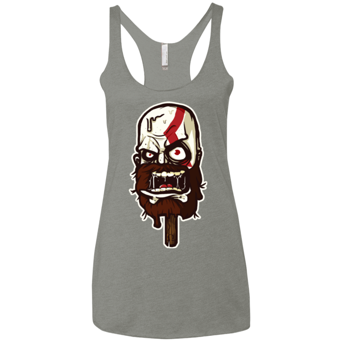 T-Shirts Venetian Grey / X-Small Greek Ice Cream Women's Triblend Racerback Tank