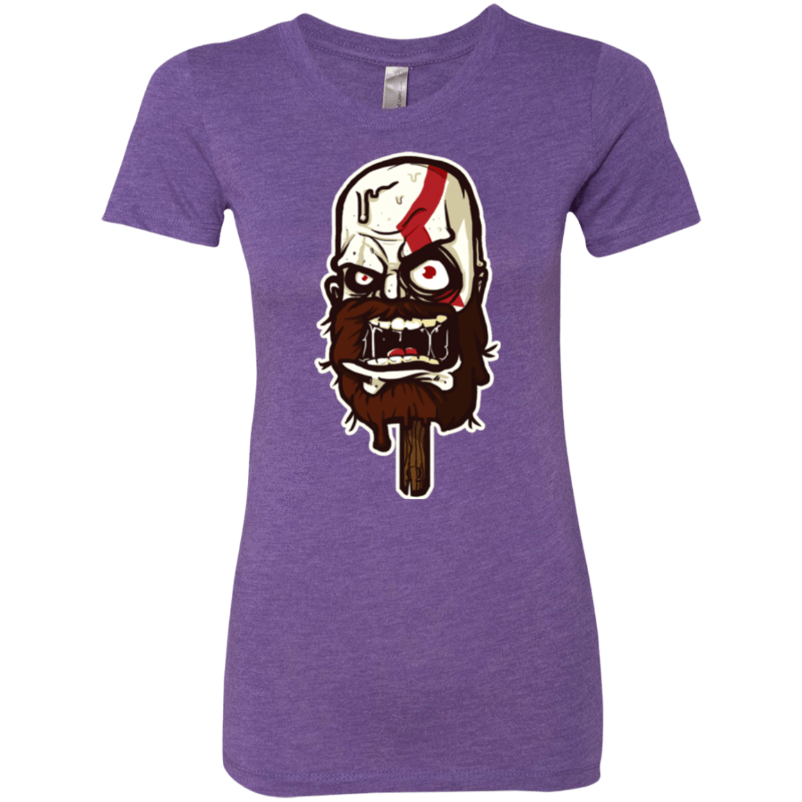T-Shirts Purple Rush / S Greek Ice Cream Women's Triblend T-Shirt