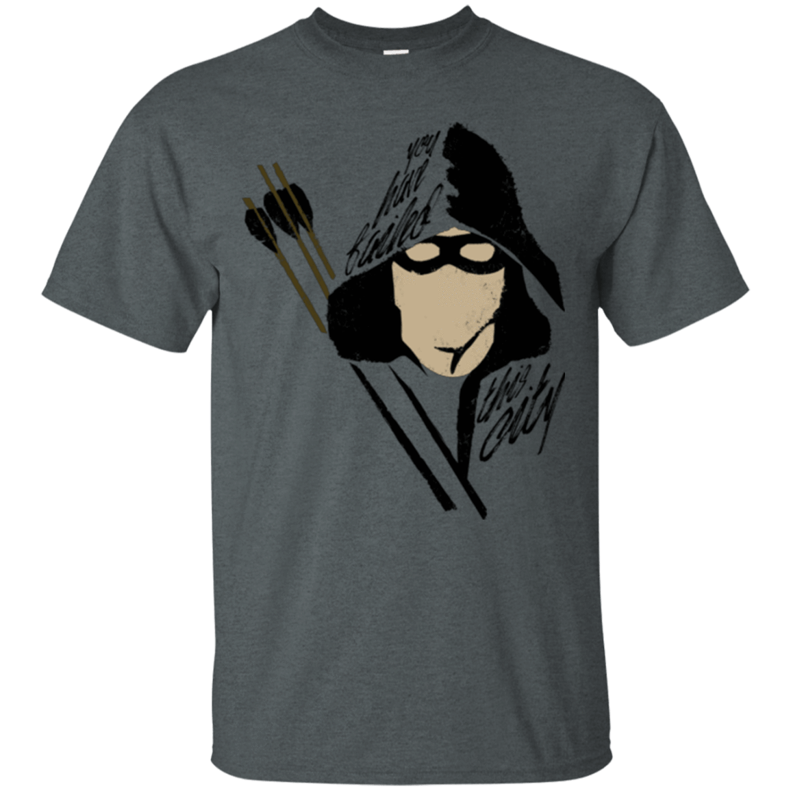 T-Shirts Dark Heather / Small Green Archer T-Shirt