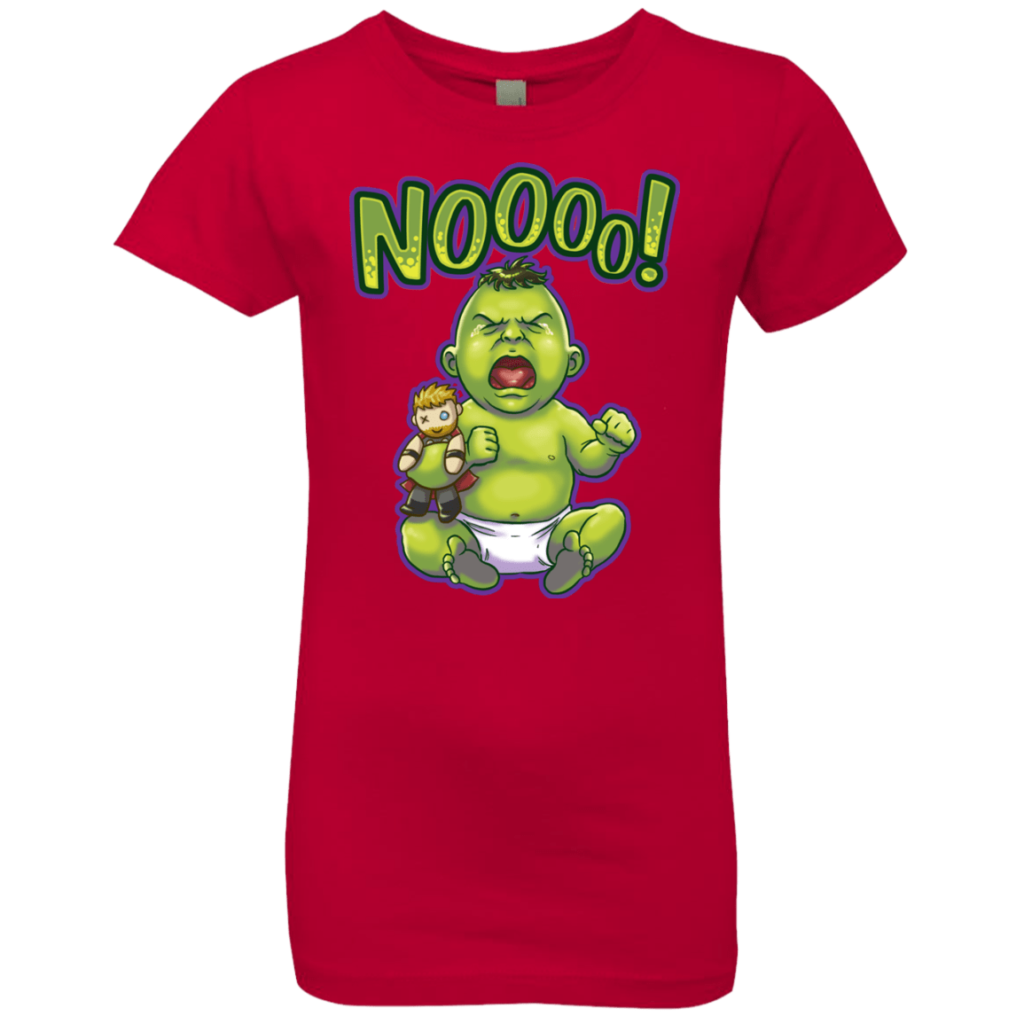 T-Shirts Red / YXS Green Crybaby Girls Premium T-Shirt