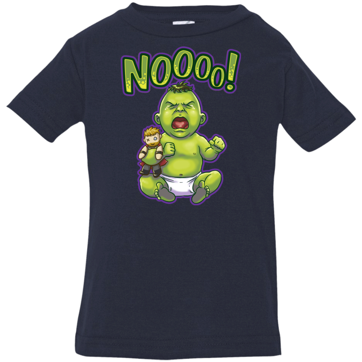 T-Shirts Navy / 6 Months Green Crybaby Infant Premium T-Shirt