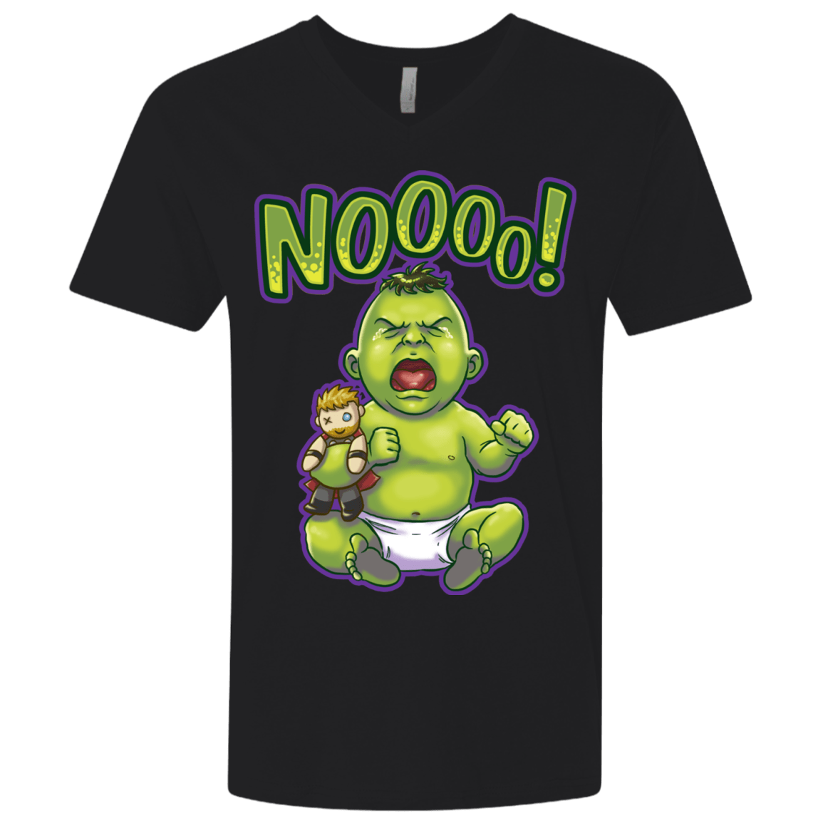 Green Crybaby Men's Premium V-Neck