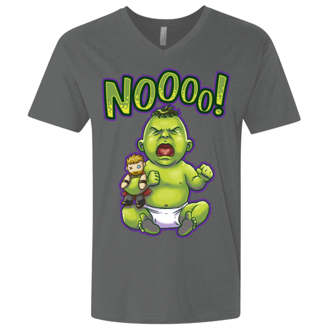Green Crybaby Men's Premium V-Neck