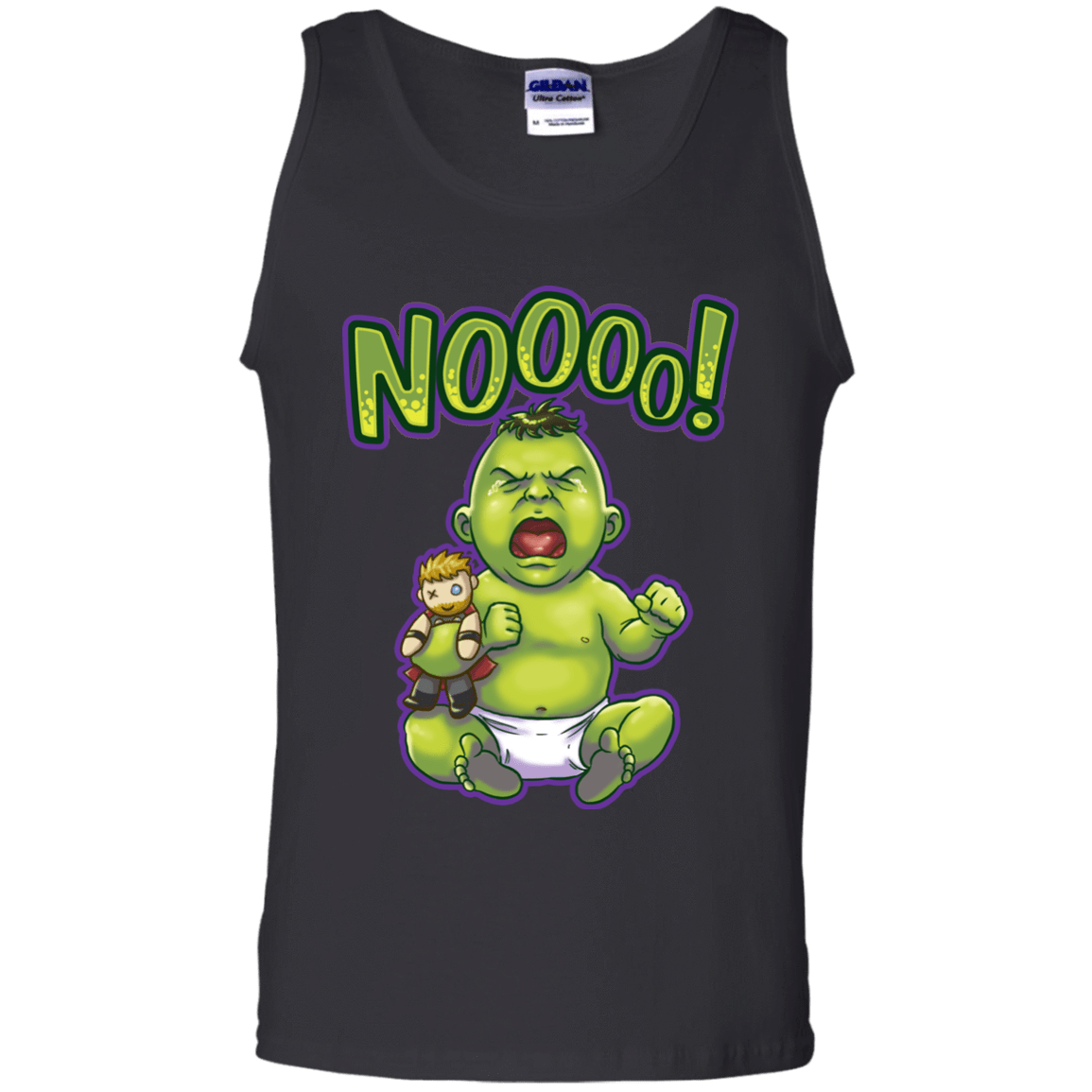 T-Shirts Black / S Green Crybaby Men's Tank Top