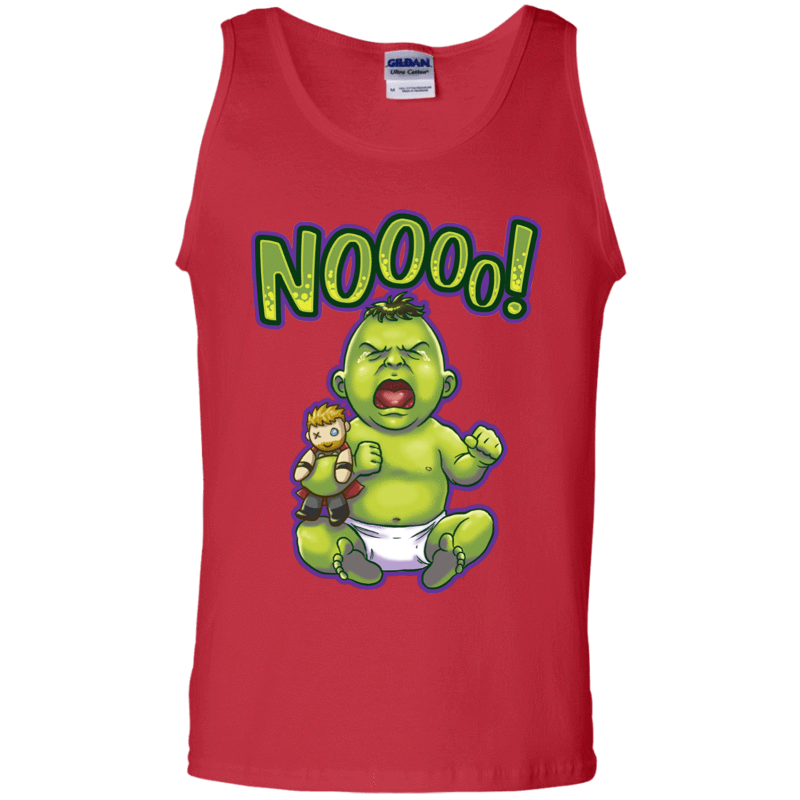T-Shirts Red / S Green Crybaby Men's Tank Top