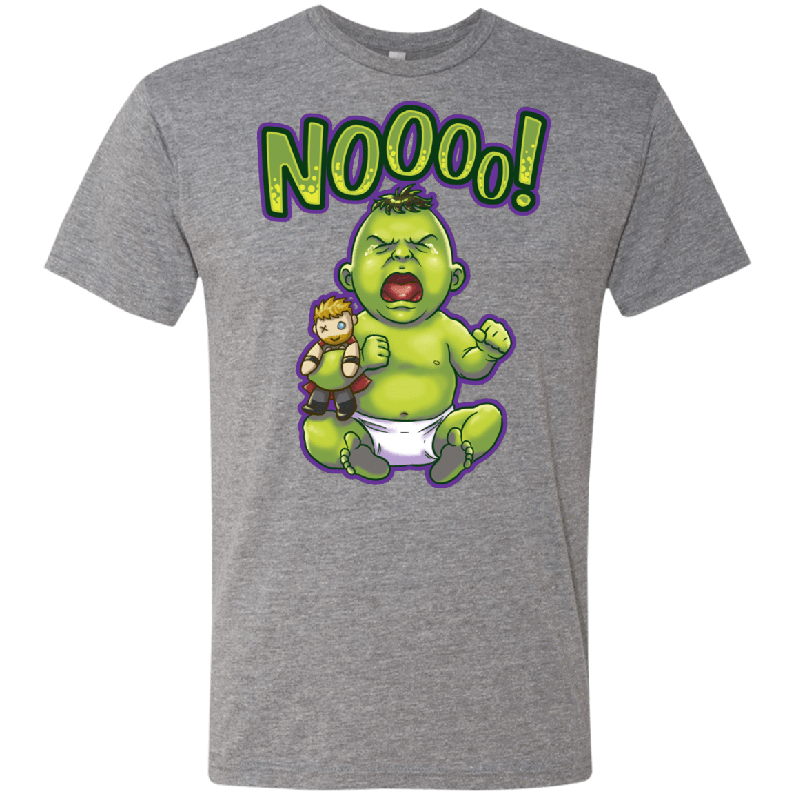 T-Shirts Premium Heather / S Green Crybaby Men's Triblend T-Shirt